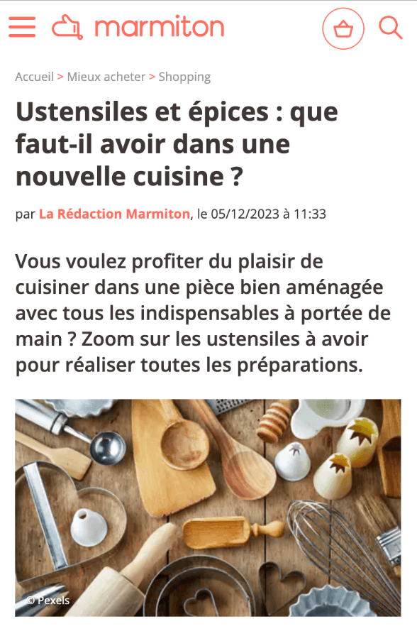 Article Marmiton